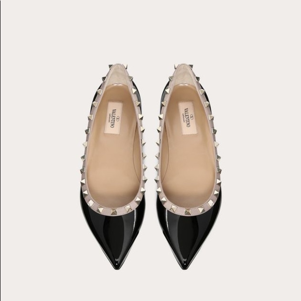 Valentino Rockstud Ballerina Flat